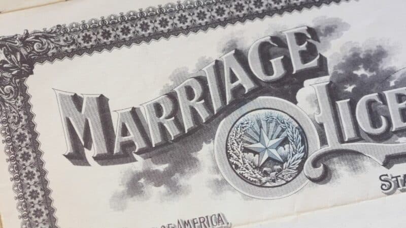 רישיון נישואים